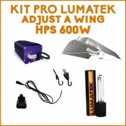 Kit Pro Éclairage Lumatek HPS 600W + Adjust-A-Wing medium